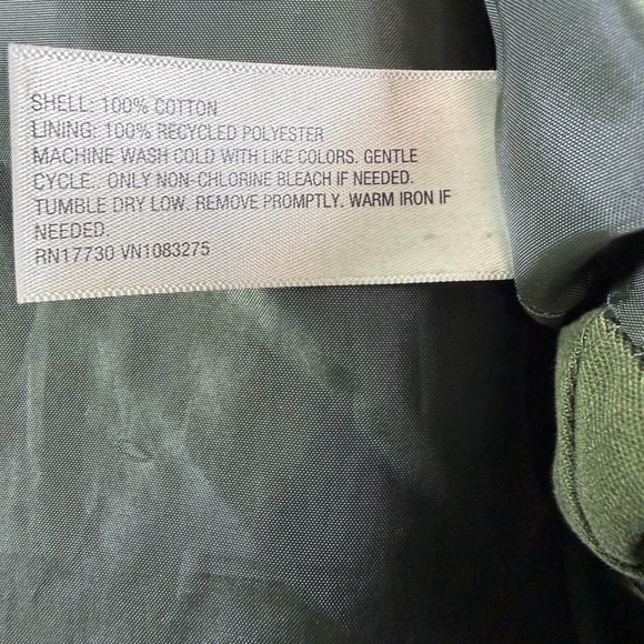 Universal Thread Size L Dark Green Full Zip Utility Military Field Jacket - Picture 8 of 11